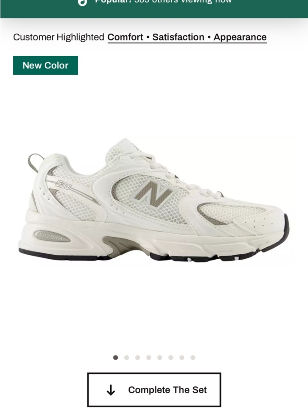 New Balance 530 Sea Salt/Arid Stone